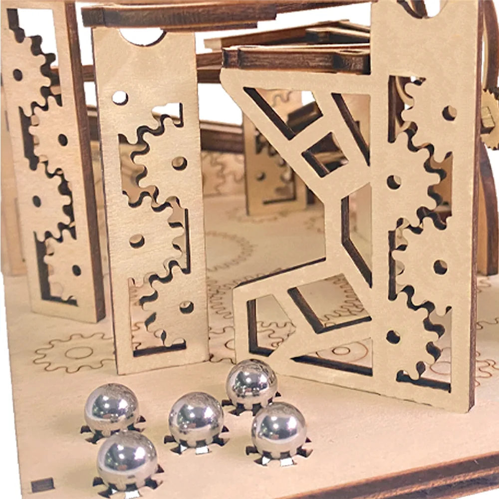 Lance-Pierre Mécanique 3D en Bois | Puzzle DIY Enfants et Adultes | Jouet STEM